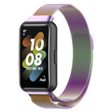 Huawei Band 7      Milanese Loop Strap   Rainbow