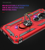 Moto G7/G7Plus Military Armour Case Red