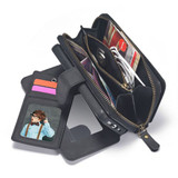 Apple iPhone 12/12 Pro Deluxe Zipper Case Black