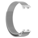 Huawei Band 8      Milanese Loop Strap   Silver