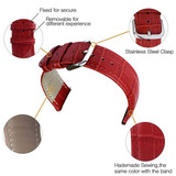 Huawei Watch GT 3 42mm      PU Leather Strap   Red