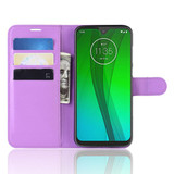 Moto G7/G7Plus      Pu Wallet Case    [Purple]