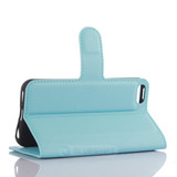 Iphone 5/5S/Se(1St Gen)      Pu Wallet Case    [Lightblue]