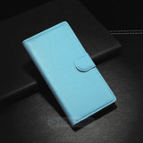 Iphone 5/5S/Se(1St Gen)      Pu Wallet Case    [Lightblue]