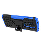 Moto G7 Power Heavy Duty Case Blue