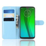 Moto G7/G7Plus      Pu Wallet Case    [Lightblue]