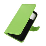 Iphone 12/12 Pro      Pu Wallet Case    [Green]
