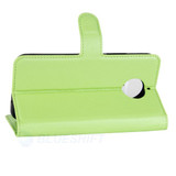 Moto G5S Plus      Pu Wallet Case    [Green]