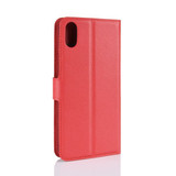 Iphone Xr      Pu Wallet Case    [Red]