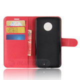 Moto X4      Pu Wallet Case    [Red]