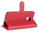 Moto X4      Pu Wallet Case    [Red]