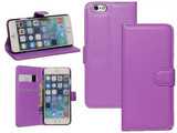 Iphone 6/6S      Pu Wallet Case    [Purple]