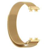 Huawei Band 8      Milanese Loop Strap   Gold