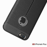 Apple iPhone 6Plus/6SPlus Leather Texture Case Black
