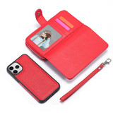 Apple iPhone 12 Mini Zipper Wallet Case Red