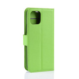 Iphone 11 Pro      Pu Wallet Case    [Green]