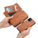 Apple iPhone 11 Deluxe Zipper Case Brown