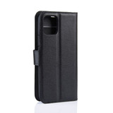 Iphone 11      Pu Wallet Case    [Black]
