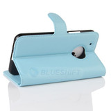 Moto G5 Plus      Pu Wallet Case    [Lightblue]