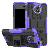 Moto C Heavy Duty Case Purple