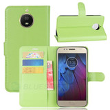 Moto G5S      Pu Wallet Case    [Green]