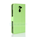 Huawei Y7 Prime      Pu Wallet Case    [Green]