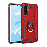 Huawei P30 Pro      Military Armour Case    Red