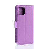 Iphone 11 Pro      Pu Wallet Case    [Purple]