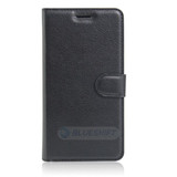 Huawei Y6 Elite      Pu Wallet Case    [Black]
