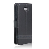 Huawei Y6 Elite      Pu Wallet Case    [Black]