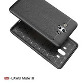 Huawei Mate 10      Leather Texture Case    Grey