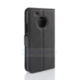 Moto G5 Plus      Pu Wallet Case    [Black]
