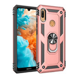 Huawei Y6s      Military Armour Case    RoseGold