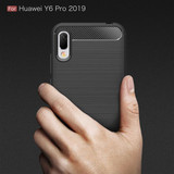 Huawei Y6 Pro 2019      Carbon Fibre Case    Navy