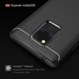 Huawei Mate 20X      Carbon Fibre Case    Navy