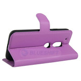 Moto G4 Play      Pu Wallet Case    [Purple]