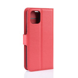 Iphone 11      Pu Wallet Case    [Red]