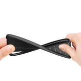 Huawei Y7 Pro 2019      Leather Texture Case    Grey