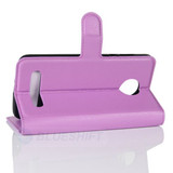 Moto Z2 Play      Pu Wallet Case    [Purple]