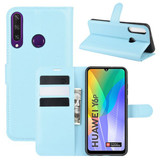 Huawei Y6P      Pu Wallet Case    [Lightblue]