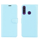 Huawei Y6P      Pu Wallet Case    [Lightblue]