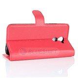 Huawei Y7 Prime      Pu Wallet Case    [Red]