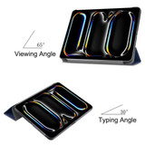 Apple iPad Pro 13" (M4, 2024)    Tri-Fold PU Case    Navy