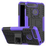 Huawei Y6 2018      Heavy Duty Case    Purple