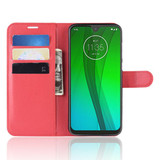 Moto G7/G7Plus      Pu Wallet Case    [Red]