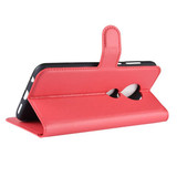 Moto G7/G7Plus      Pu Wallet Case    [Red]