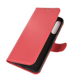 Huawei Y6P      Pu Wallet Case    [Red]