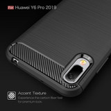 Huawei Y6 Pro 2019      Carbon Fibre Case    Black