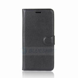 Huawei Y7      Pu Wallet Case    [Black]