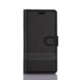 Huawei P10 Plus      Pu Wallet Case    [Black]